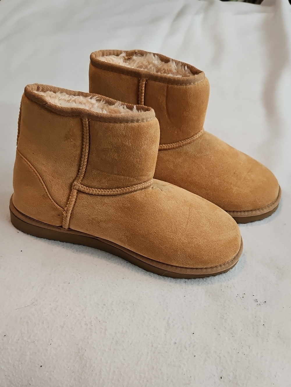 Zizor Suede Ankle Books With Shearling Lining